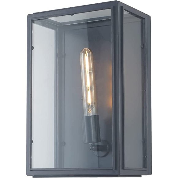 MINS Familio Industrial Wall Sconces, Vintage Glass Wall Light Fixture with E26 - Picture 3 of 3